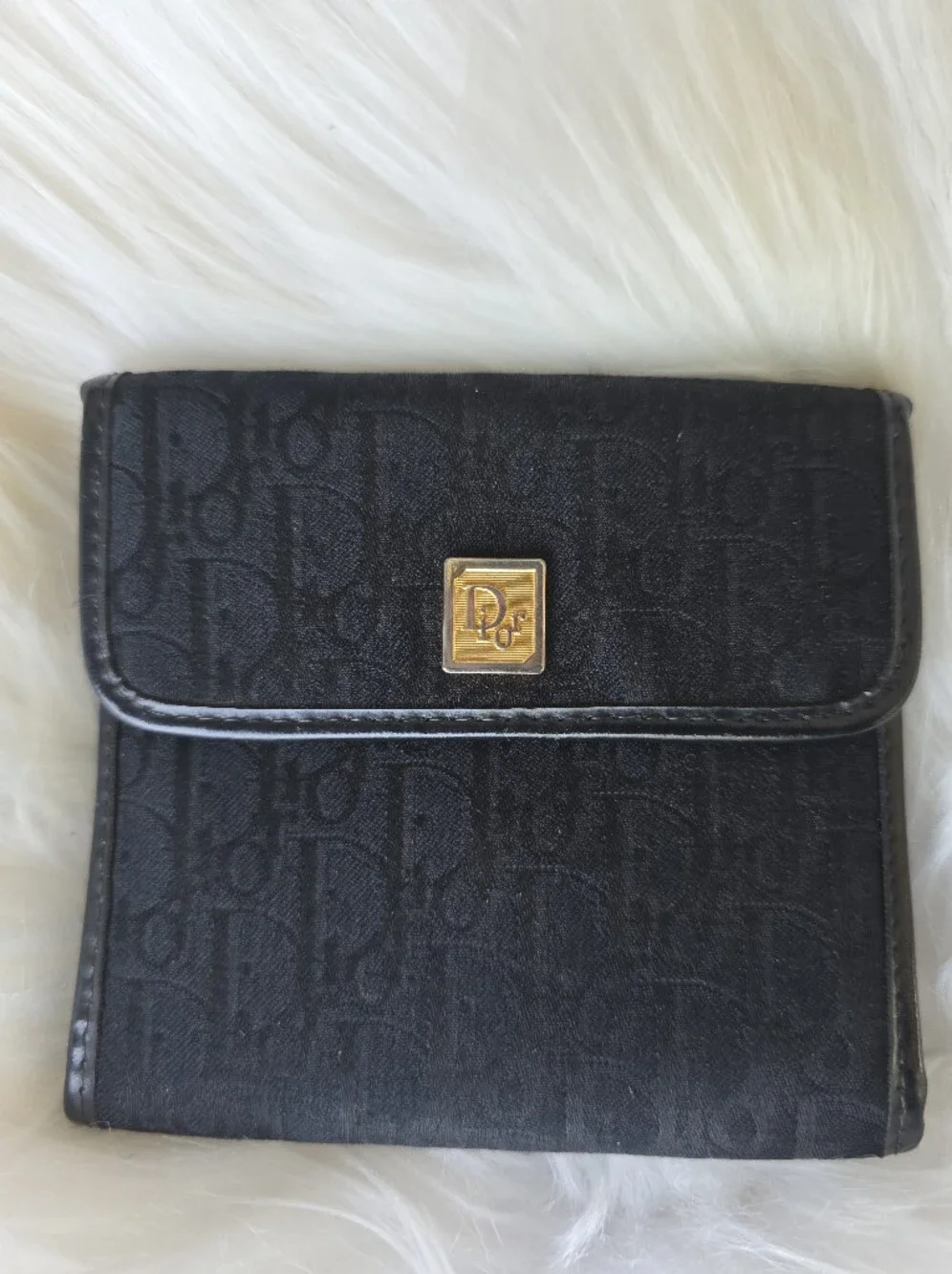 Dior Black Trotter Wallet